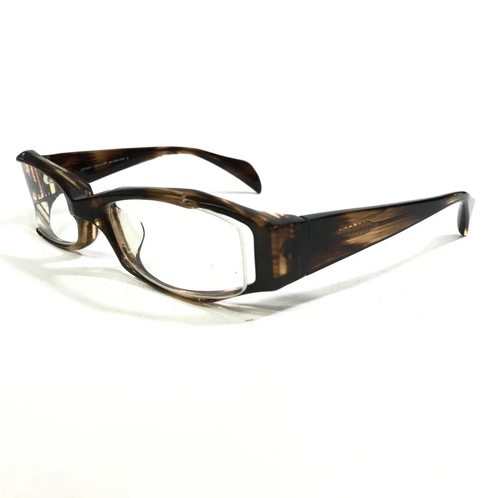 Iyoko-Inyake Eyeglasses Frames IY 252 Col.3 Brown Rectangular Full Rim 53-16-135